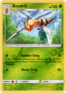 Beedrill - 3/111 - Crimson Invasion - Reverse Holo - Card Cavern
