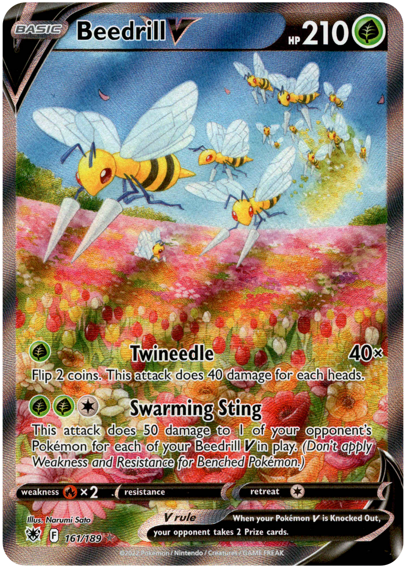 Beedrill V Alternate Art - 161/189 - Astral Radiance - Holo - Card Cavern