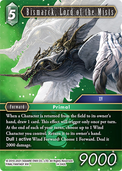 Bismarck, Lord of the Mists - 14-042L - Opus XIV - Foil - Card Cavern
