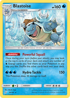 Blastoise - 25/181 - Team Up - Card Cavern
