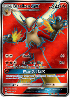 Blaziken GX Full Art - 153/168 - Celestial Storm - Holo - Card Cavern