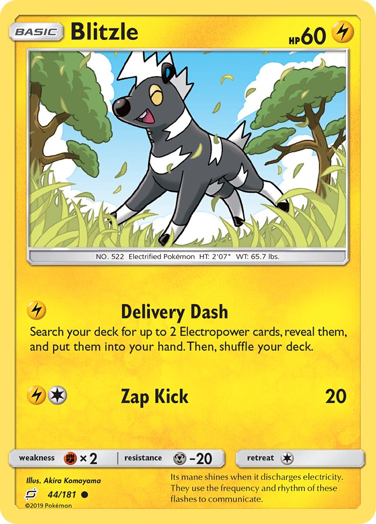 Blitzle - 44/181 - Team Up - Card Cavern