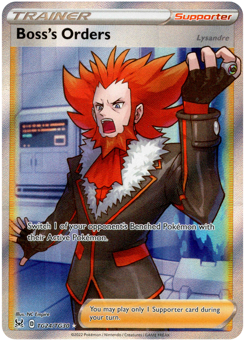 Boss's Orders Full Art - TG24/TG30 - Lost Origin - Holo - Card Cavern