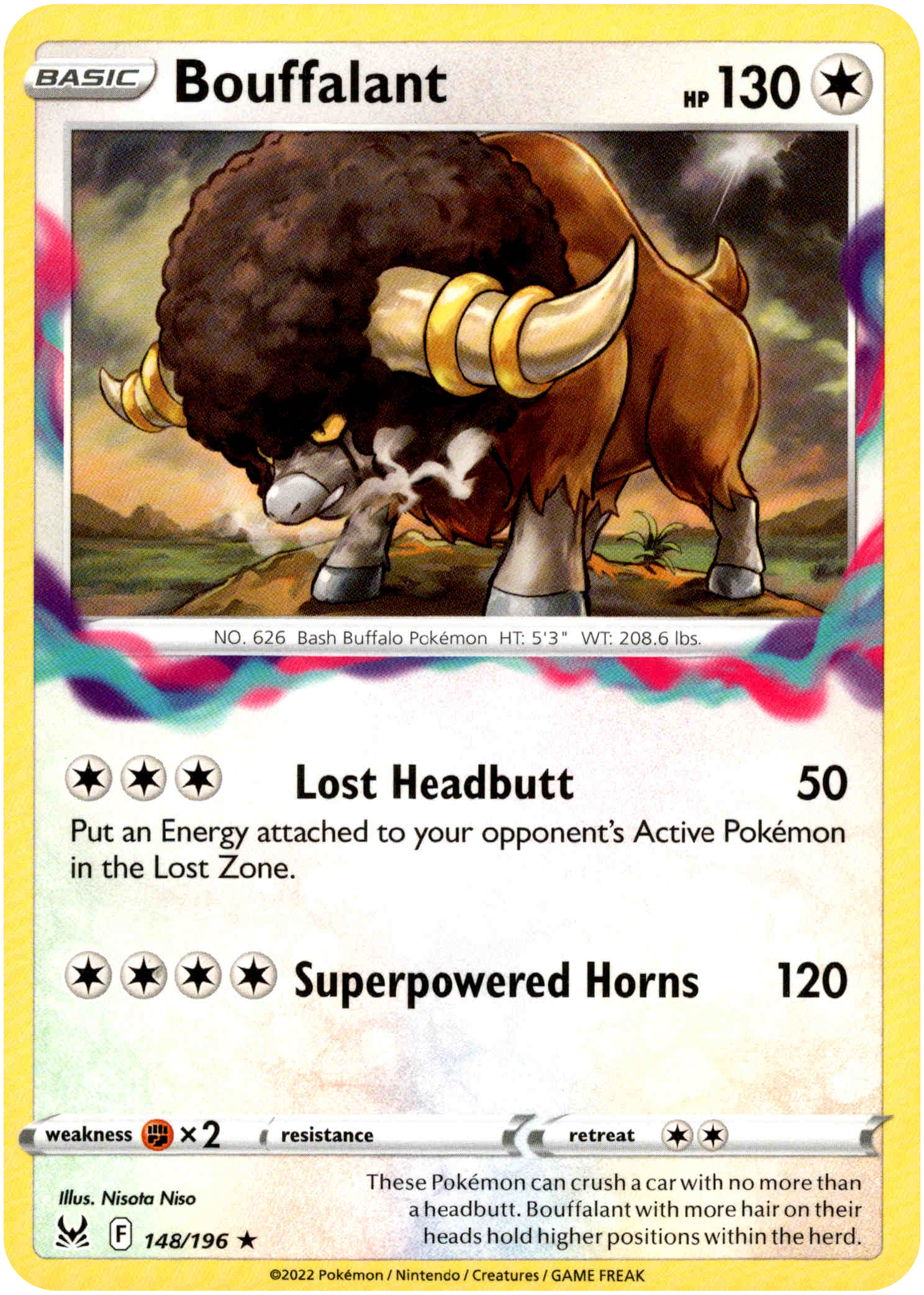 Bouffalant - 148/196 - Lost Origin - Card Cavern