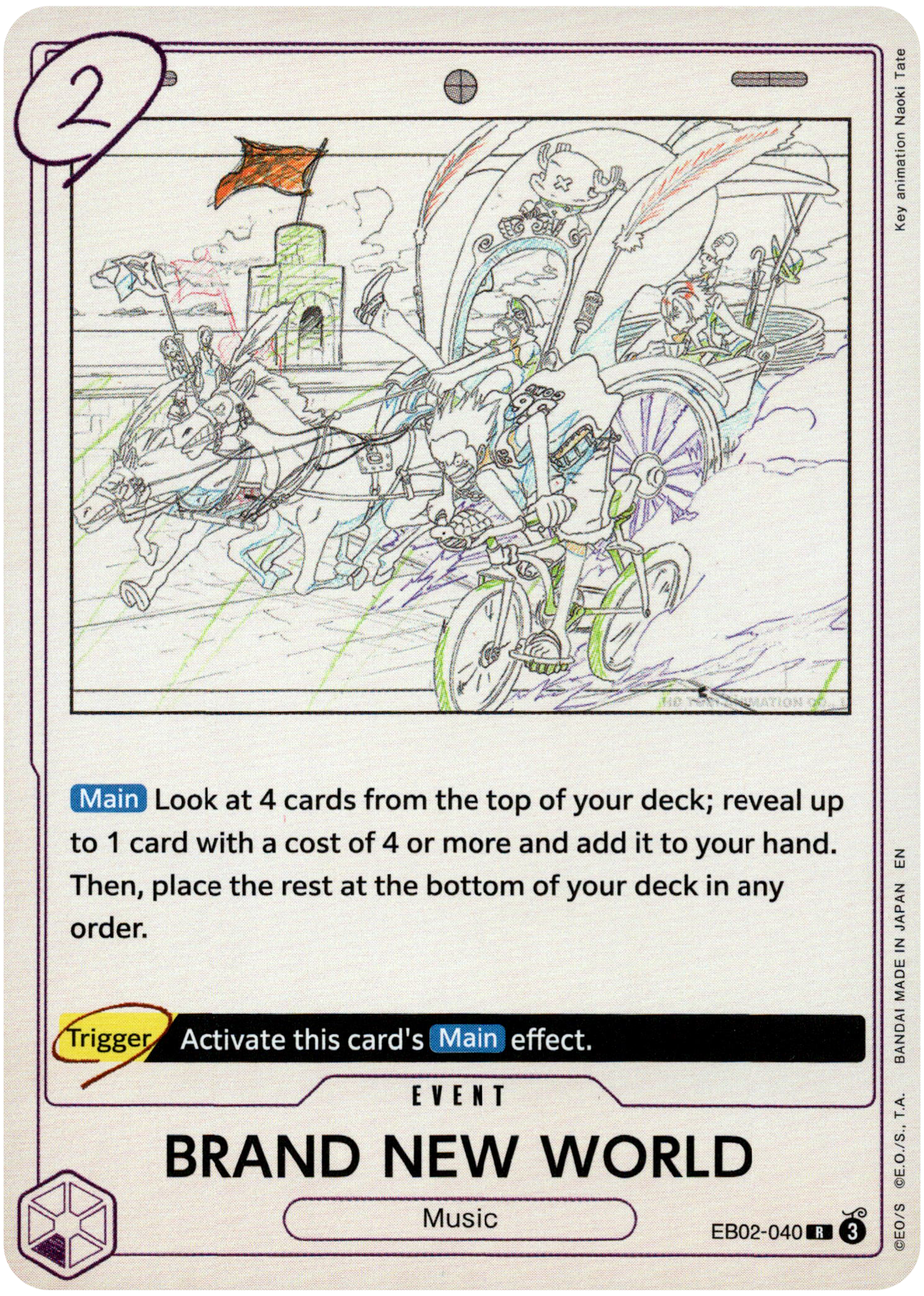 BRAND NEW WORLD - EB02-040 R - Anime 25th Collection - Card Cavern