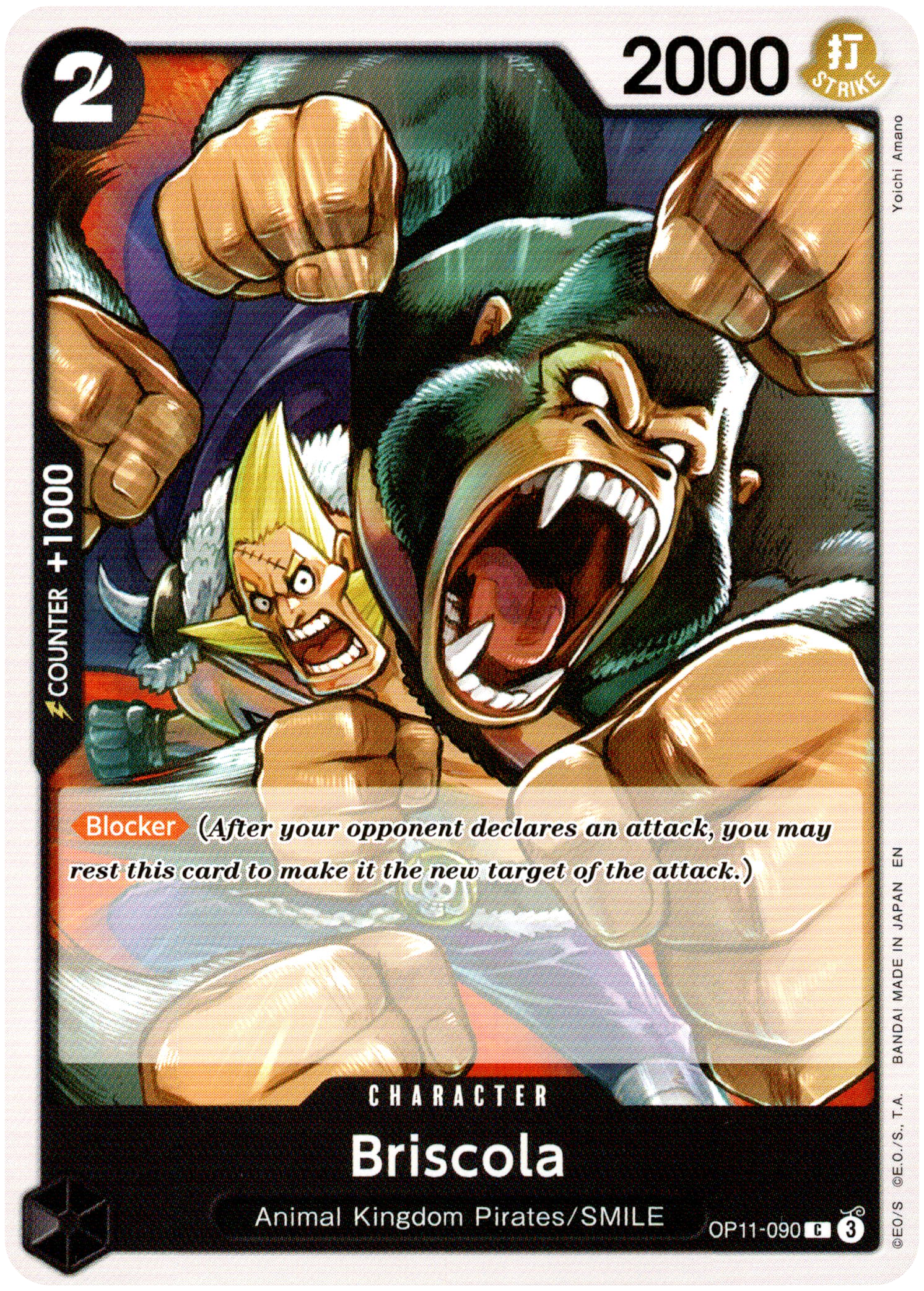 Briscola - OP11-090 C - A Fist of Divine Speed - Card Cavern