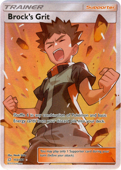 Brock's Grit Full Art - 172/181 - Team Up - Holo - Card Cavern