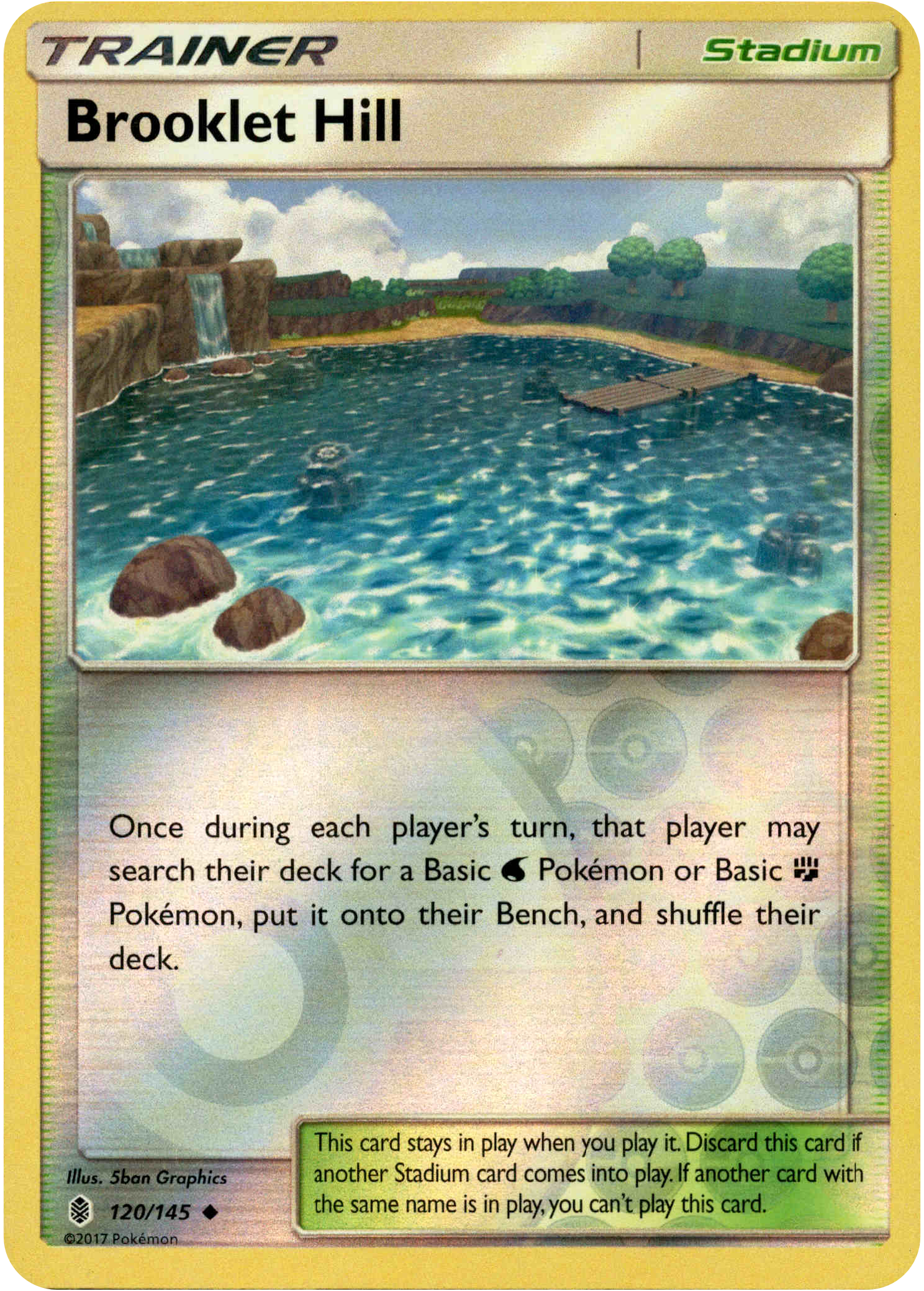 Brooklet Hill - 120/145 - Guardians Rising - Reverse Holo - Card Cavern