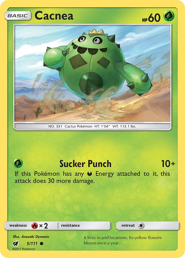 cacnea pokemon card Cacnea - 5/111