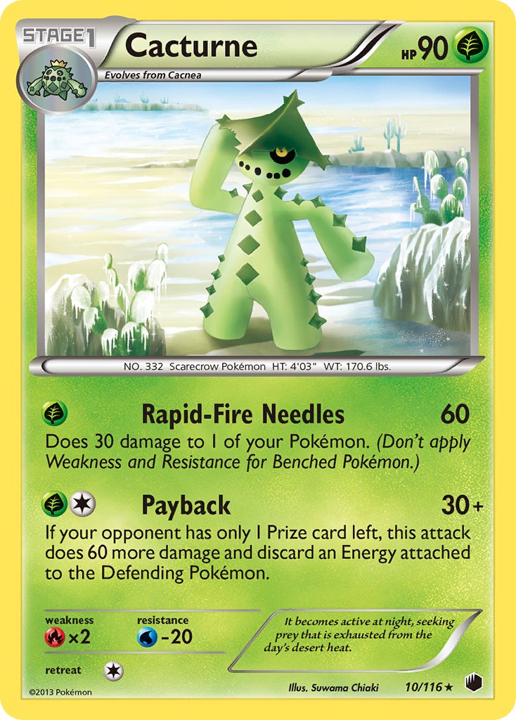 Cacturne - 10/116 - Plasma Freeze - Card Cavern