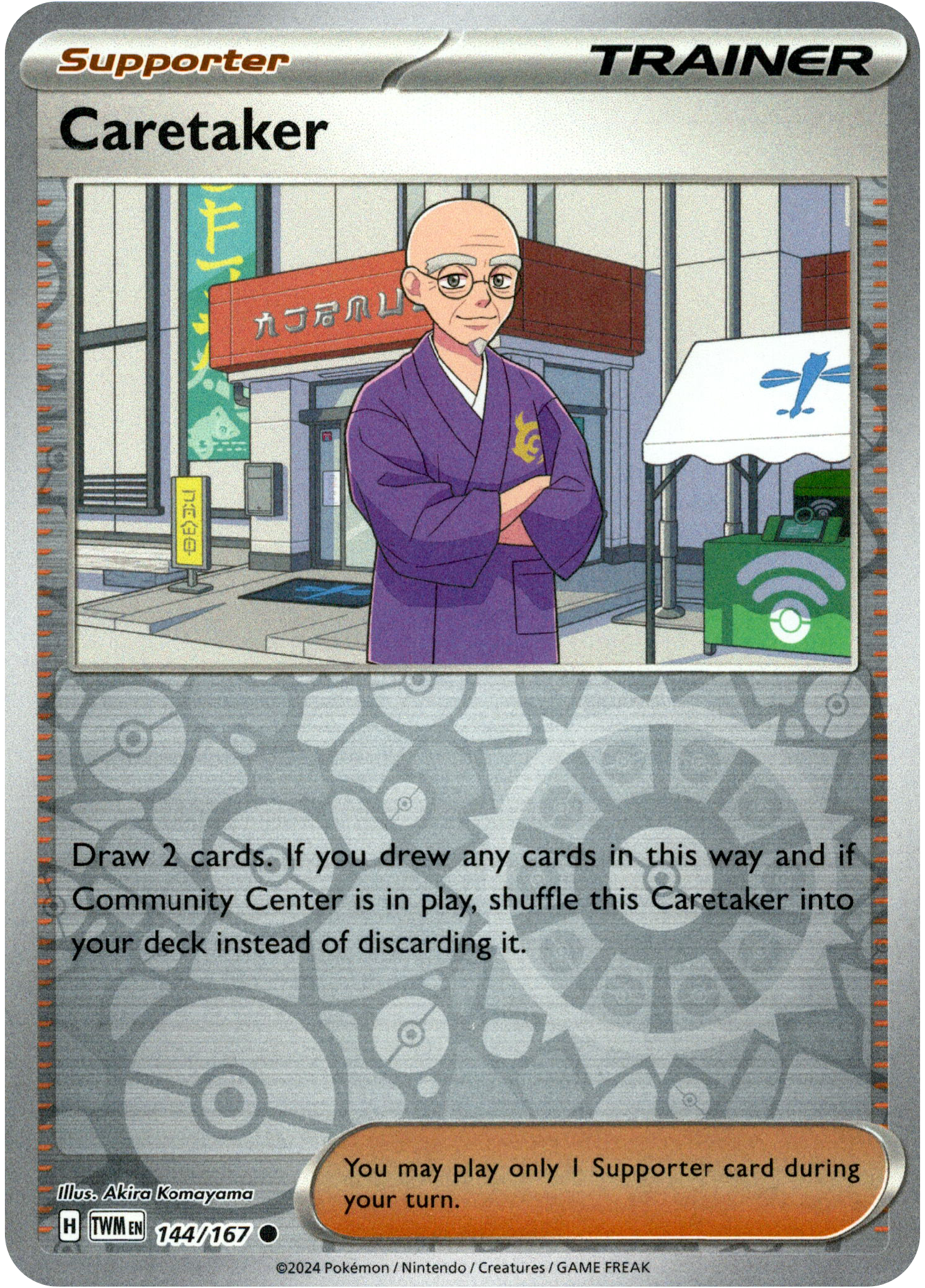 Caretaker - 144/167 - Twilight Masquerade - Reverse Holo - Card Cavern