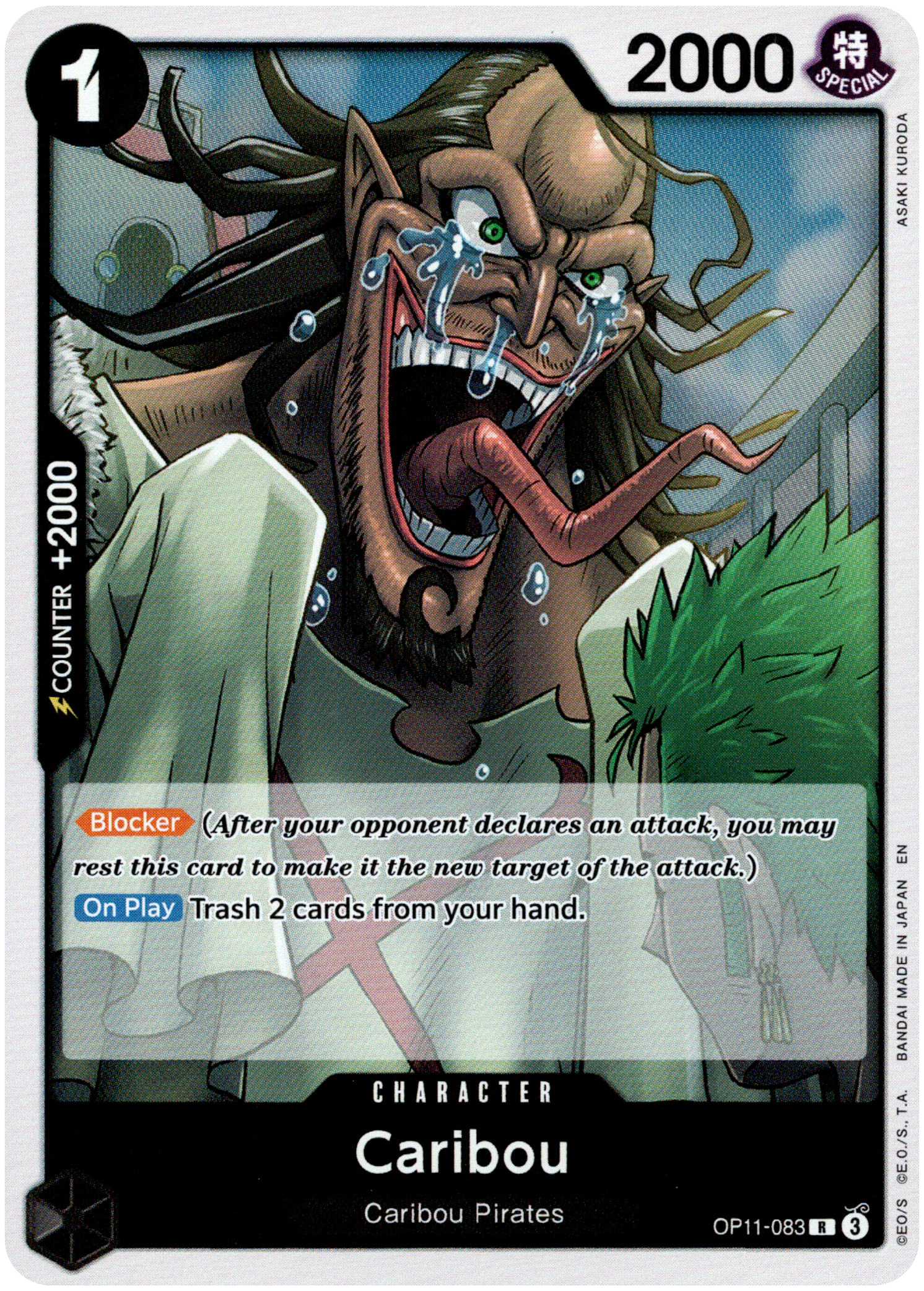 Caribou - OP11-083 R - A Fist of Divine Speed - Foil - Card Cavern