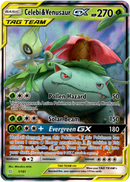 Celebi & Venusaur GX - 1/181 - Team Up - Holo - Card Cavern