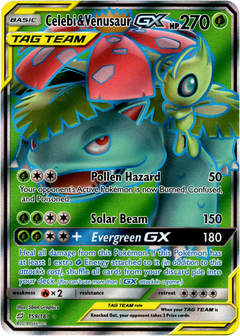 Celebi & Venusaur GX Full Art - 159/181 - Team Up - Holo - Card Cavern