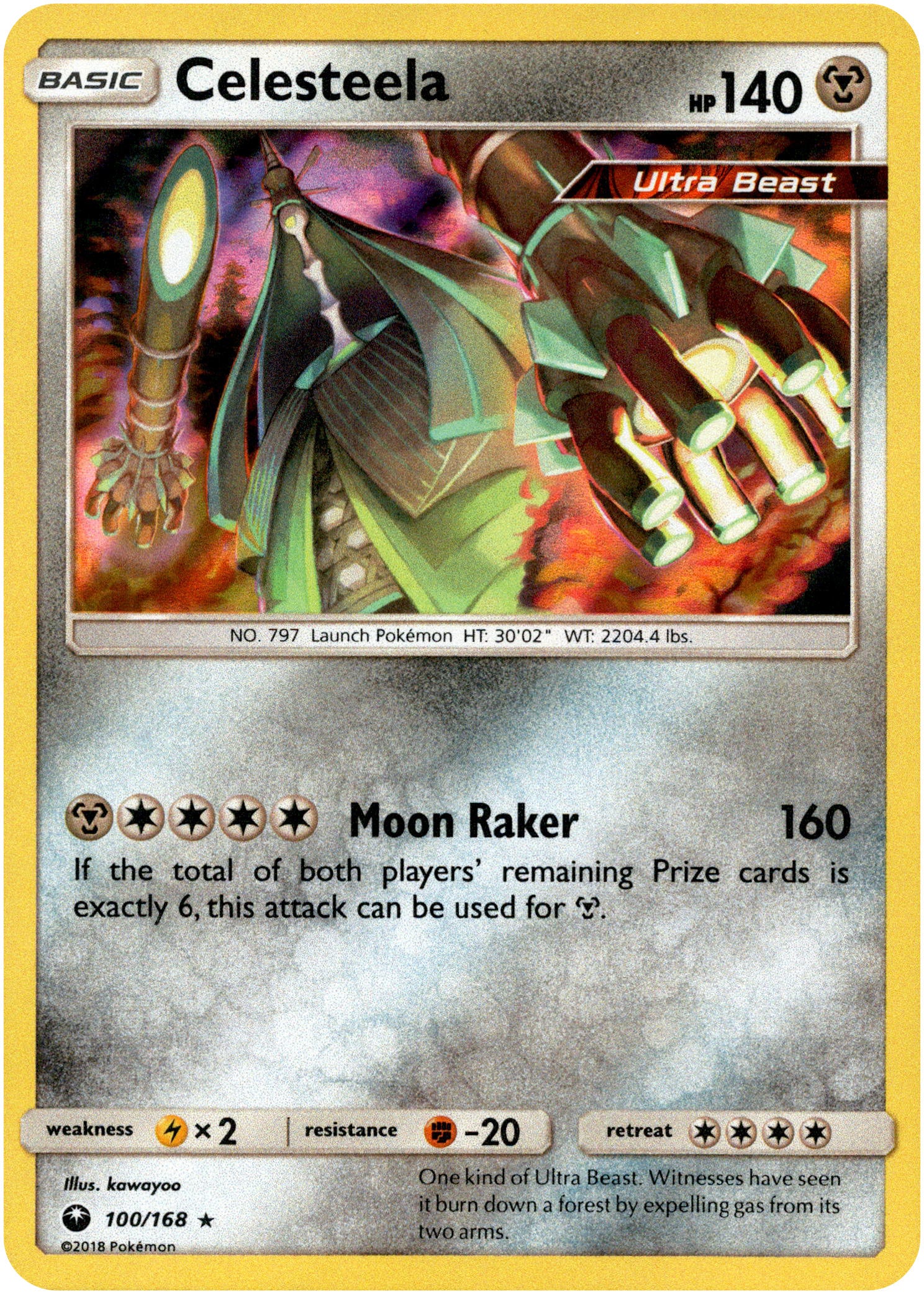 Celesteela - 100/168 - Celestial Storm - Holo - Card Cavern
