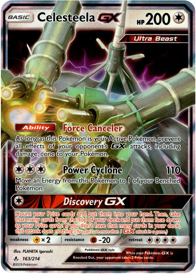 Celesteela GX - 163/214 - Unbroken Bonds - Holo – Card Cavern