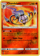 Chandelure - 13/145 - Guardians Rising - Reverse Holo - Card Cavern