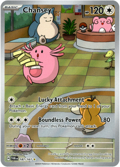 Chansey - 187/167 - Twilight Masquerade - Holo - Card Cavern