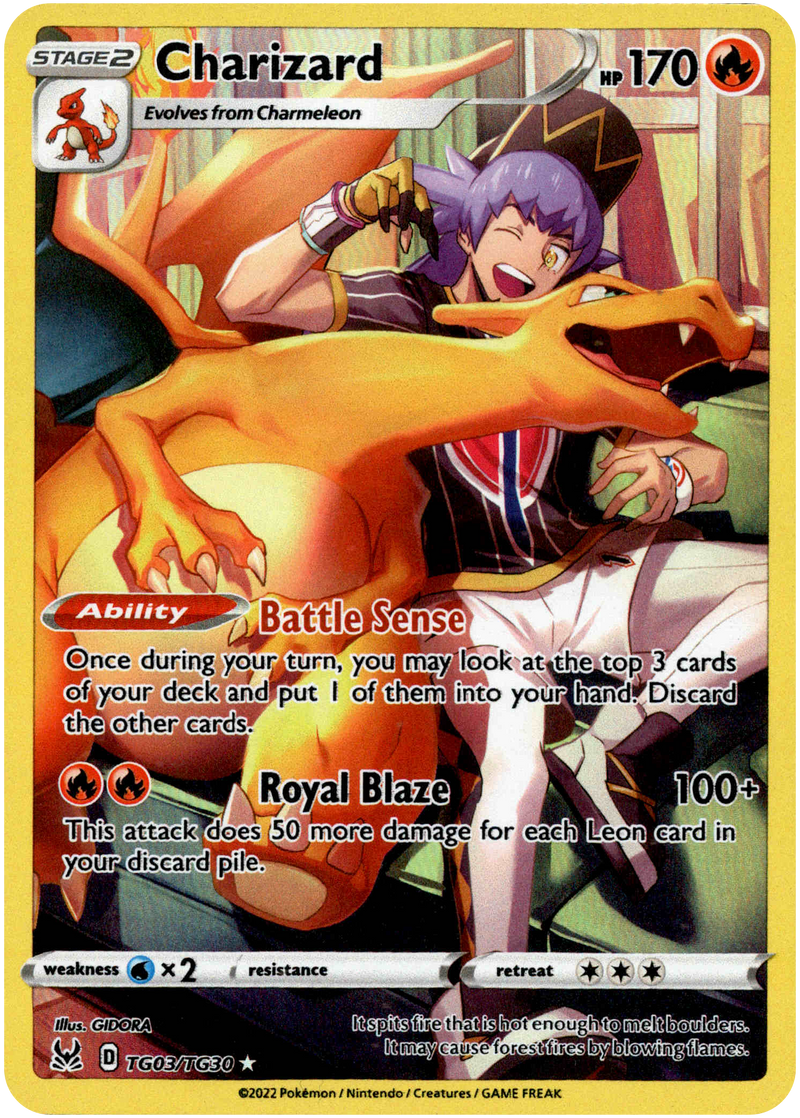 Charizard - TG03/TG30 - Lost Origin - Holo Card Cavern Trading Cards, LLC Charizard - TG03/TG30 - Lost Origin - Holo Card Cavern Trading Cards, LLC