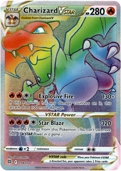 Charizard VSTAR Hyper Rare - 174/172 - Brilliant Stars - Holo - Card Cavern