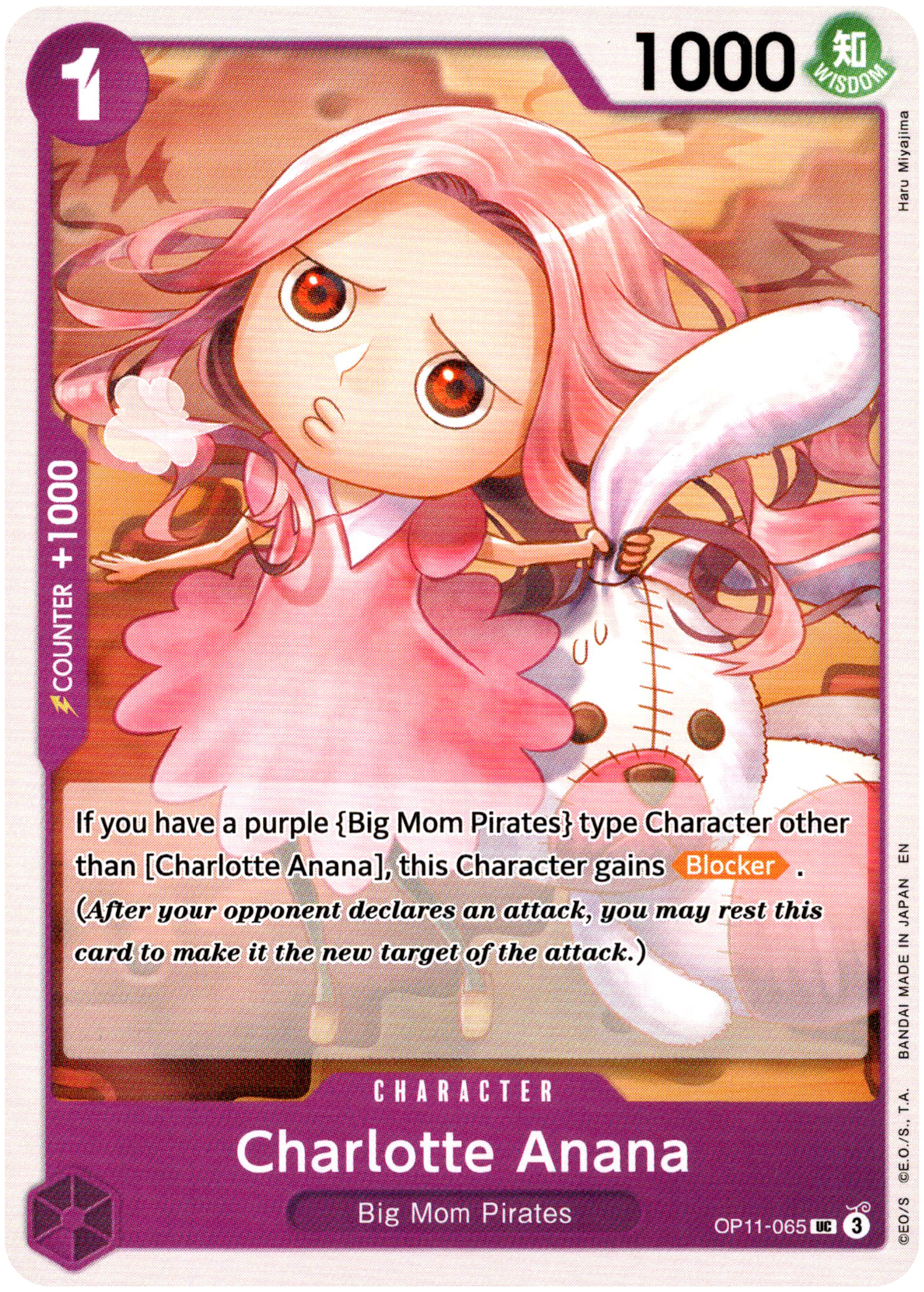 Charlotte Anana - OP11-065 UC - A Fist of Divine Speed - Card Cavern