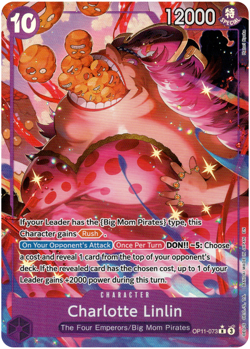 Charlotte Linlin Alternate Art - OP11-073 R - A Fist of Divine