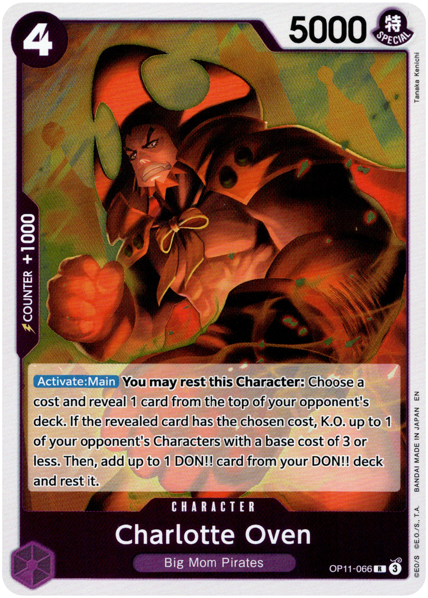 Charlotte Oven - OP11-066 R - A Fist of Divine Speed - Foil - Card Cavern