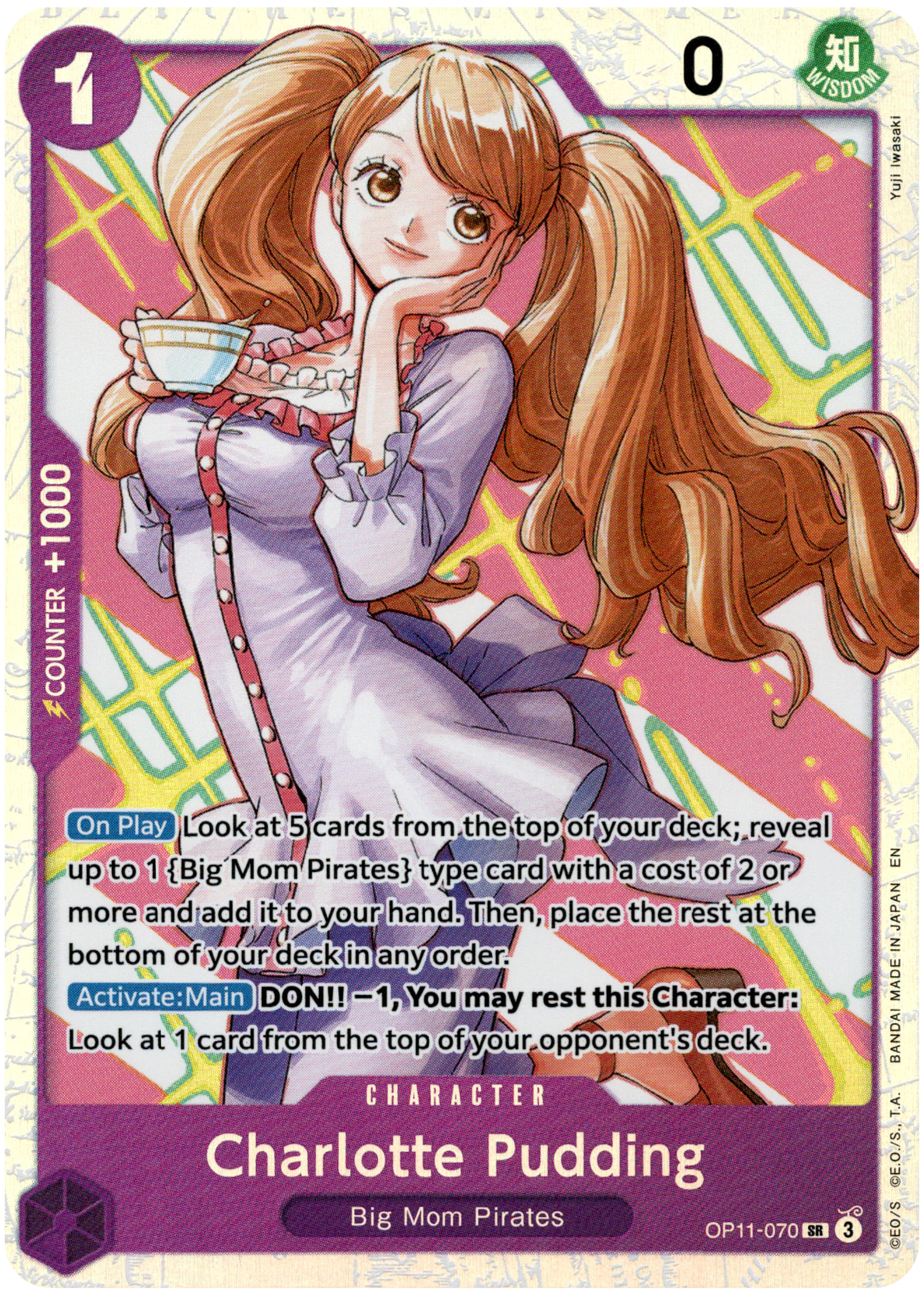 Charlotte Pudding - OP11-070 SR - A Fist of Divine Speed - Foil - Card Cavern