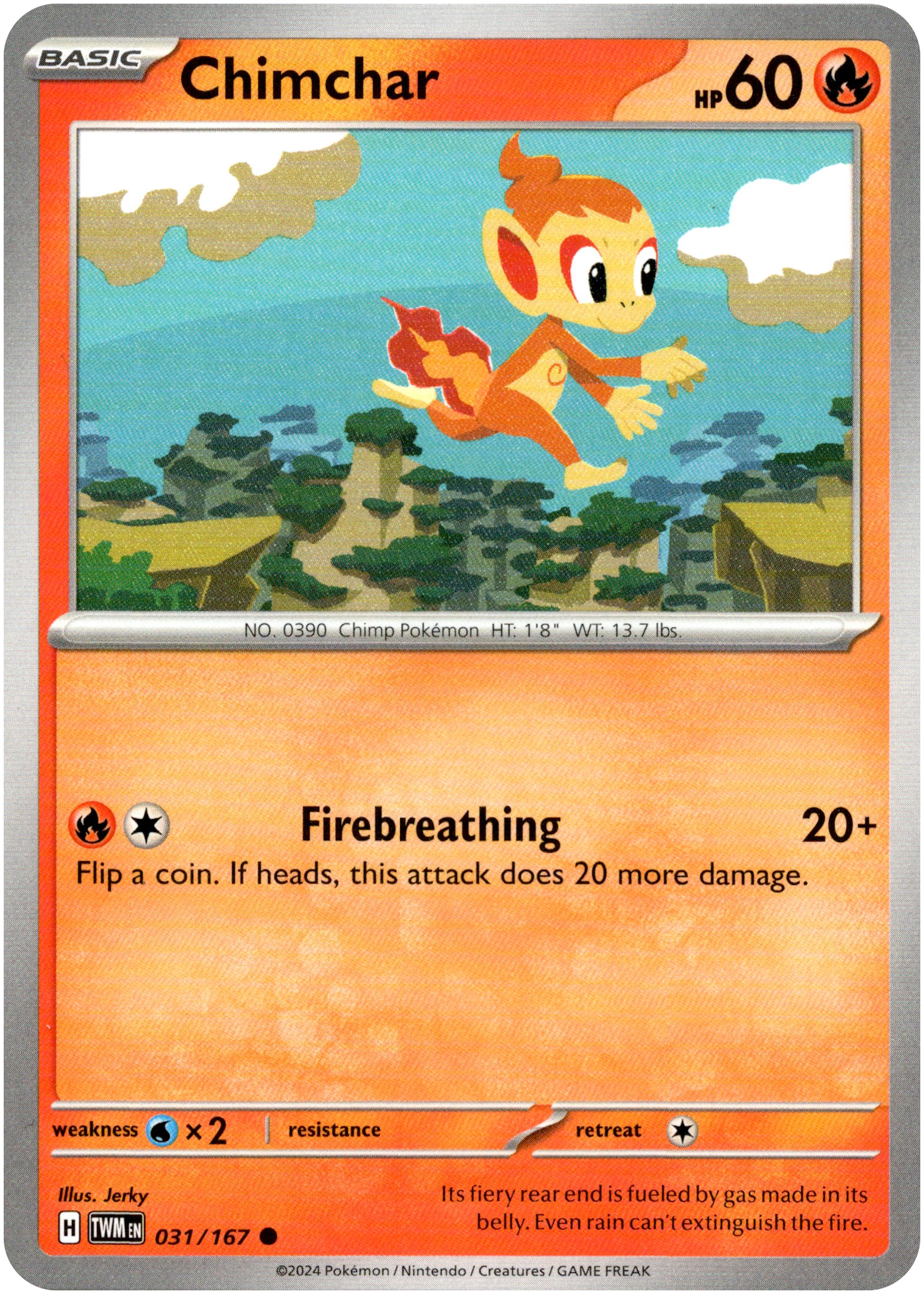 Chimchar - 031/167 - Twilight Masquerade - Card Cavern