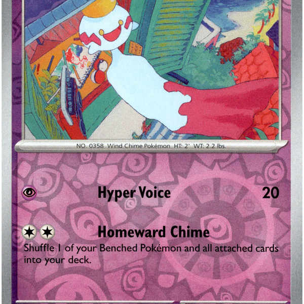 pokemon chimecho card Trading Game Scarlet & Violet Twilight Masquerade Illustration Rare #179 Mint / near mint condition trading card Chimecho (43) 2017 Pokemon Sun