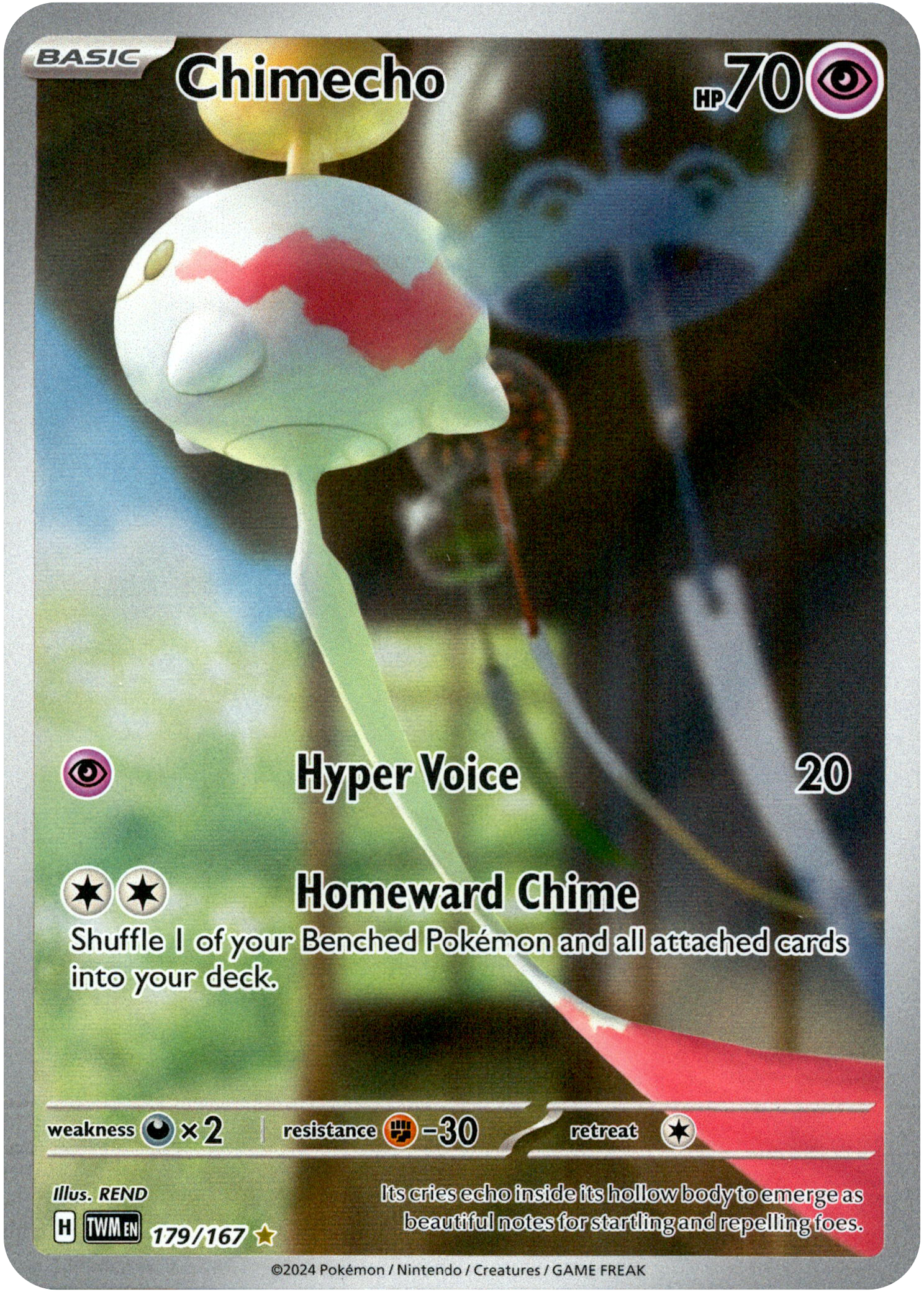 Chimecho - 179/167 - Twilight Masquerade - Holo - Card Cavern