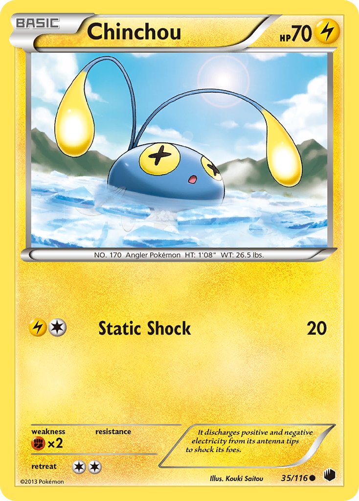 Chinchou - 35/116 - Plasma Freeze - Card Cavern