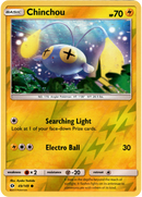 Chinchou - 49/149 - Sun & Moon - Reverse Holo - Card Cavern