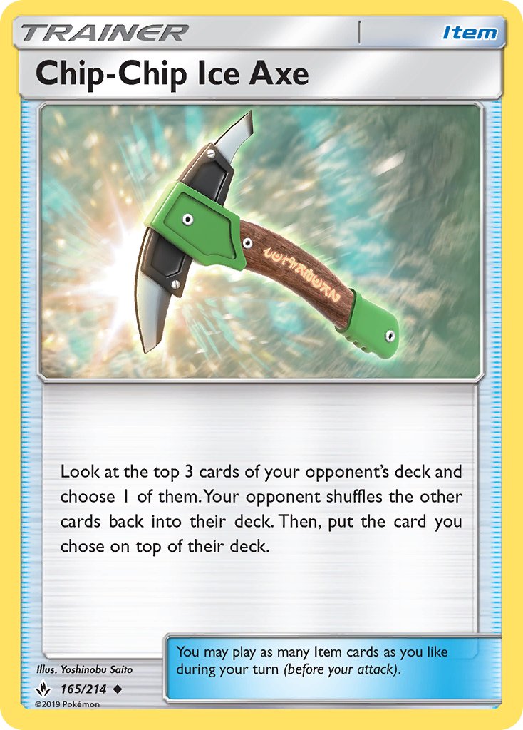 Chip-Chip Ice Axe - 165/214 - Unbroken Bonds - Card Cavern
