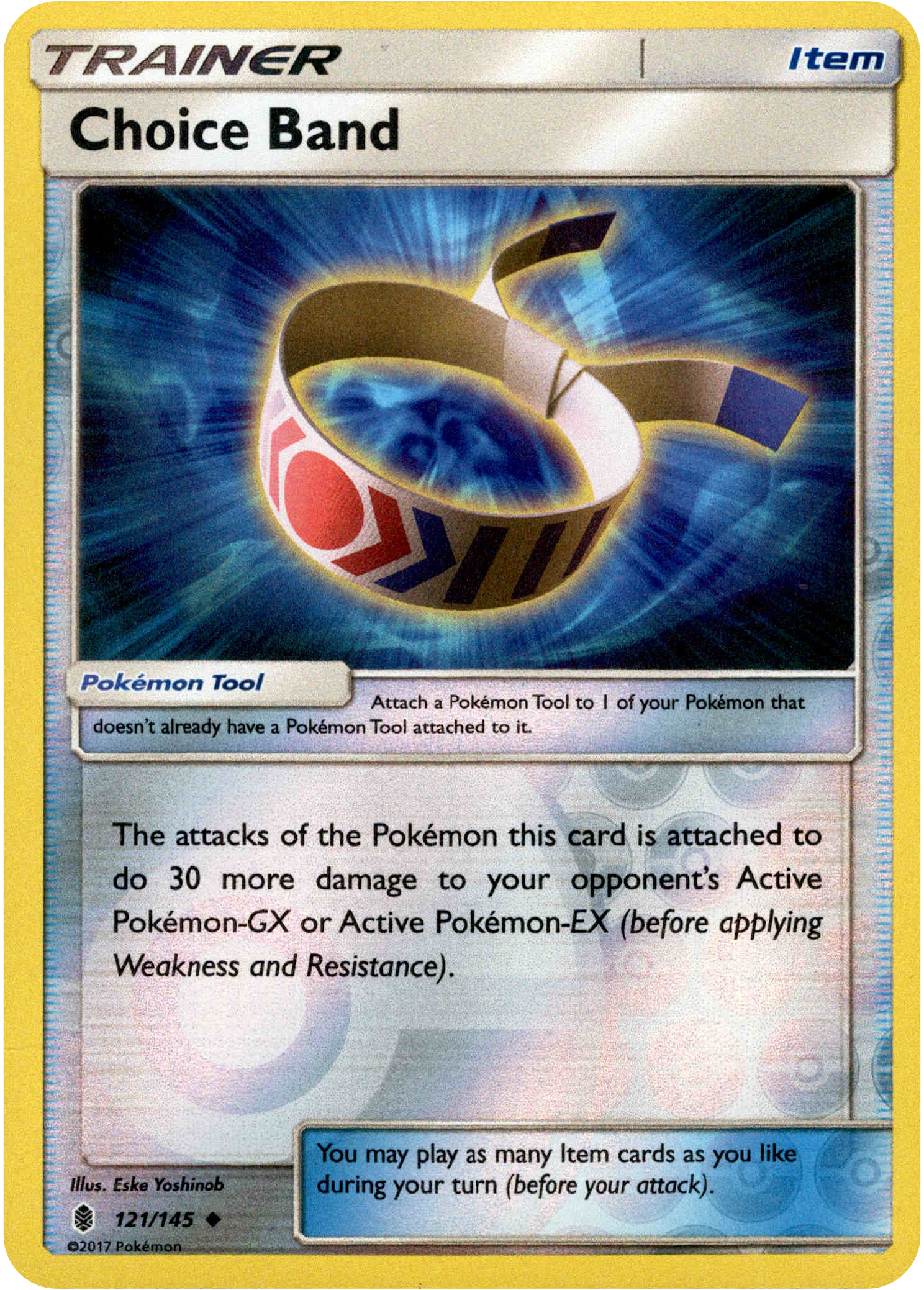 Choice Band - 121/145 - Guardians Rising - Reverse Holo - Card Cavern