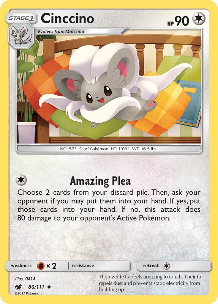 Cinccino - 86/111 - Crimson Invasion - Card Cavern