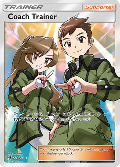 Coach Trainer Full Art - 233/236 - Unified Minds - Holo - Card Cavern