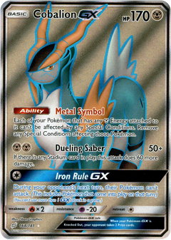 Cobalion GX Full Art - 168/181 - Team Up - Holo - Card Cavern