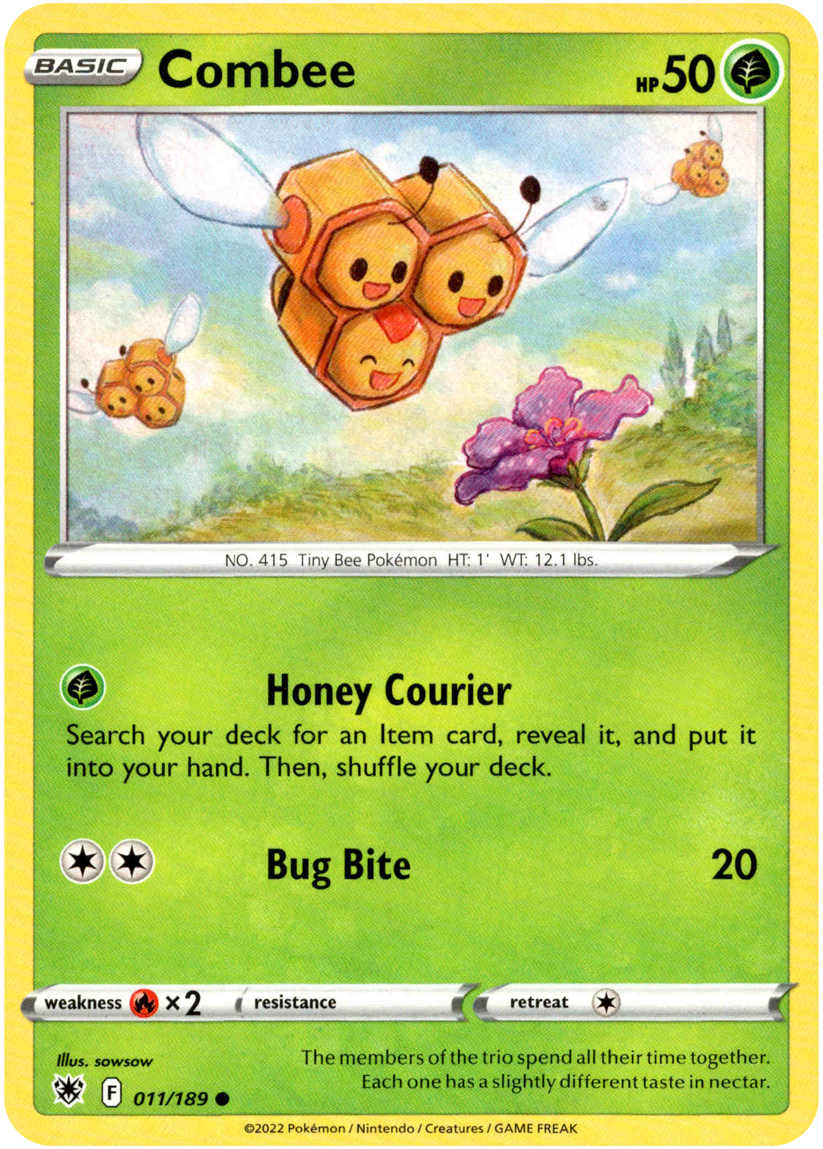 Combee - 011/189 - Astral Radiance - Card Cavern