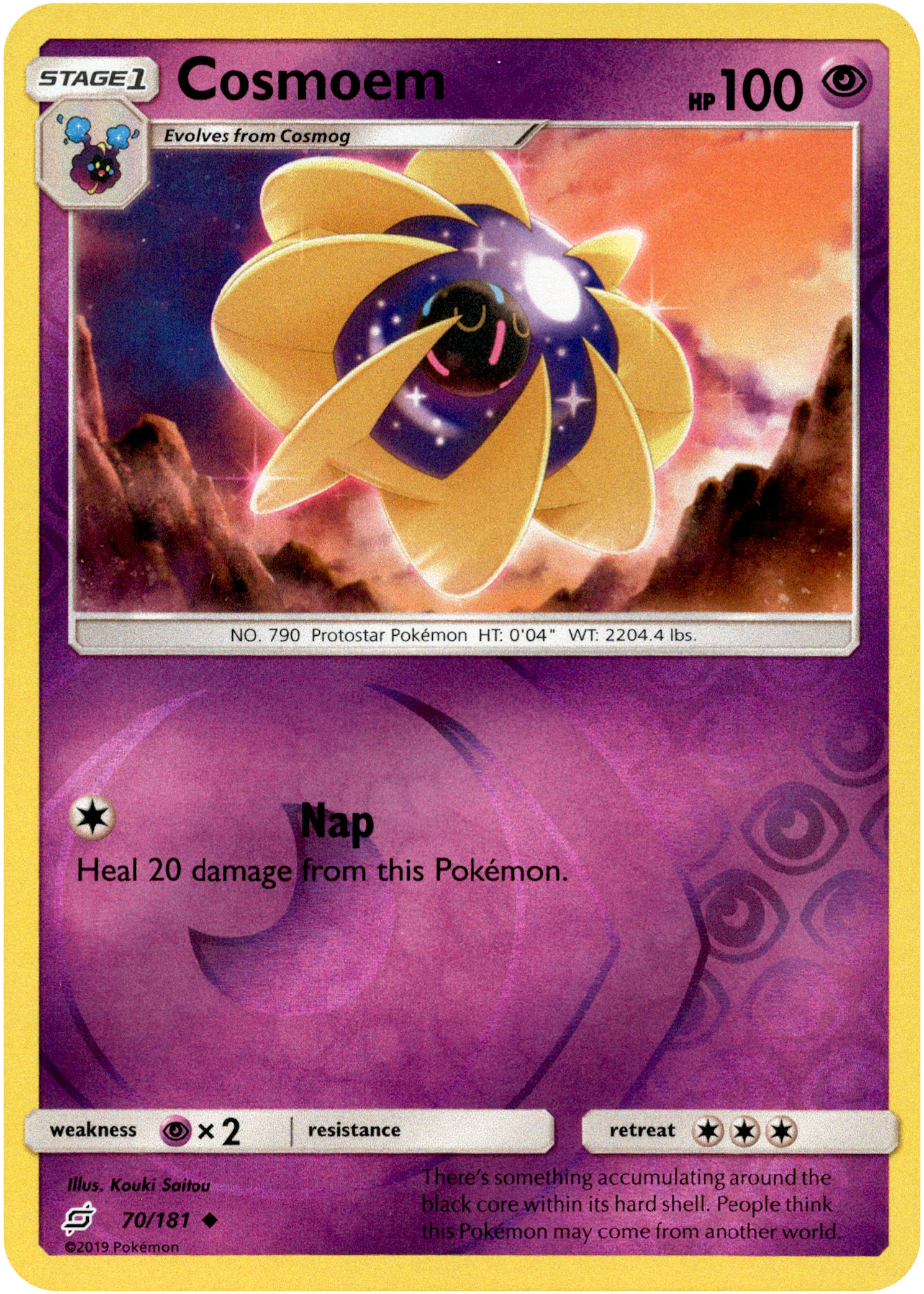 Cosmoem - 70/181 - Team Up - Reverse Holo - Card Cavern