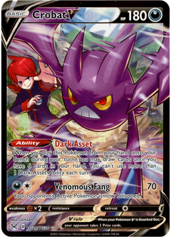 Crobat V - TG20/TG30 - Lost Origin - Holo - Card Cavern