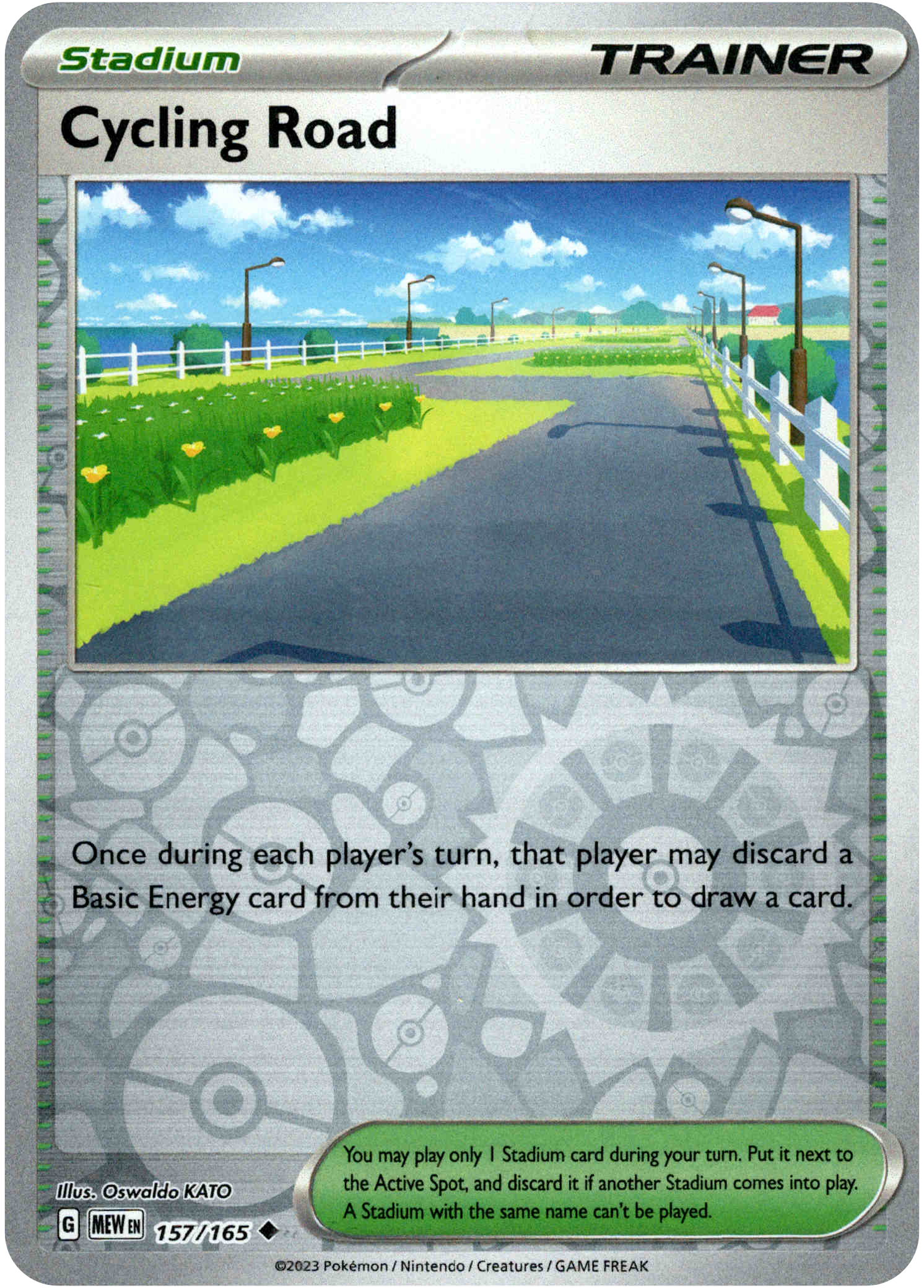 Cycling Road - 157/165 - Scarlet & Violet 151 - Reverse Holo - Card Cavern