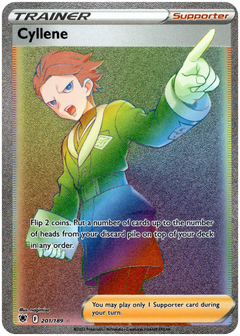 Cyllene Hyper Rare - 201/189 - Astral Radiance - Holo - Card Cavern