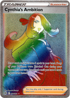 Cynthia's Ambition Hyper Rare - 178/172 - Brilliant Stars - Holo - Card Cavern