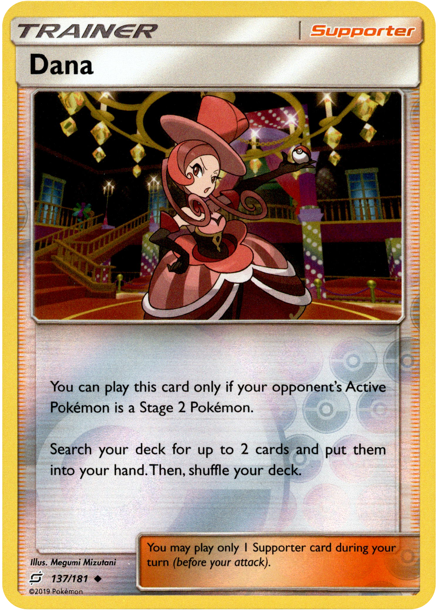 Dana - 137/181 - Team Up - Reverse Holo - Card Cavern
