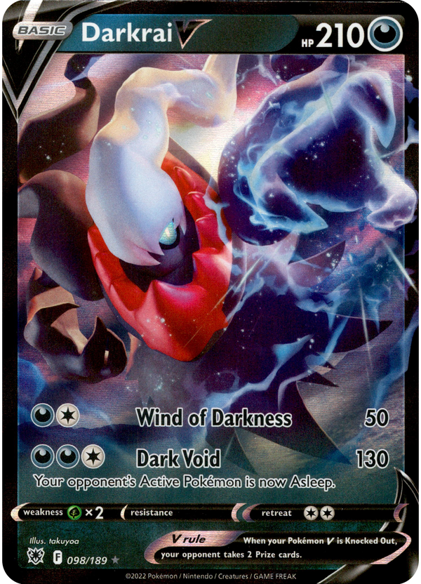 Darkrai V - 098/189 - Astral Radiance - Card Cavern