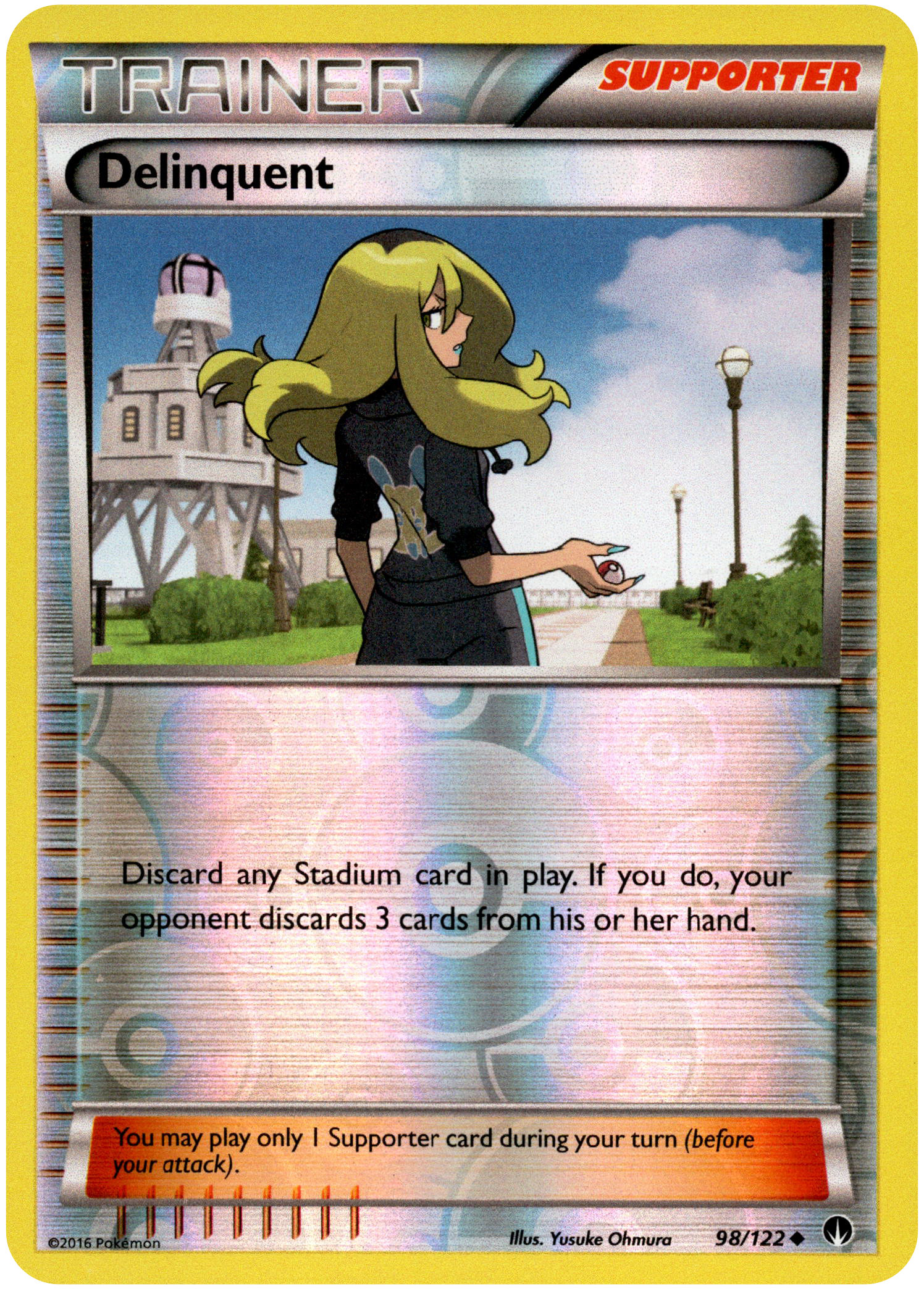 Delinquent - 98/122 - BREAKpoint - Reverse Holo - Card Cavern