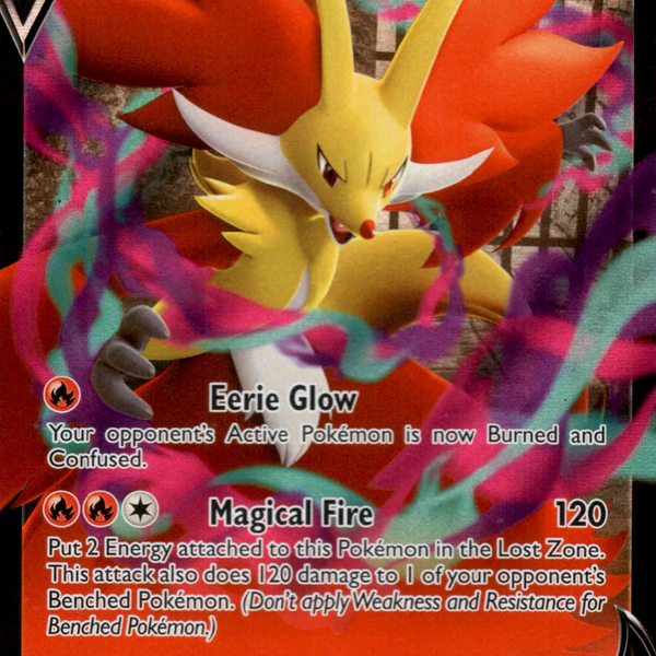 Delphox V - 027/196 - Lost Origin - Holo Delphox V - 027/196 - Lost Origin - Holo