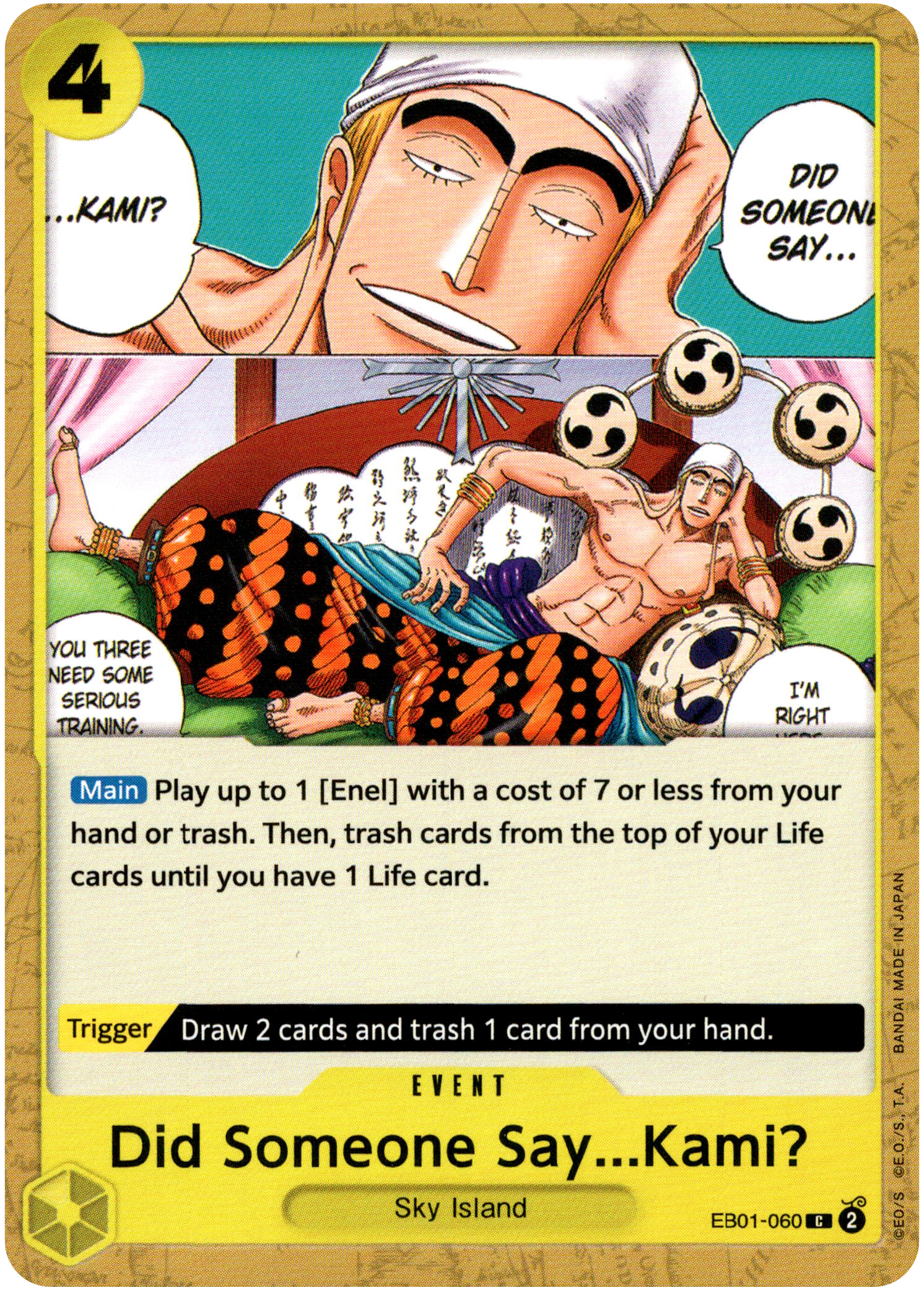 Did Someone Say...Kami? - EB01-060C - Memorial Collection - Card Cavern