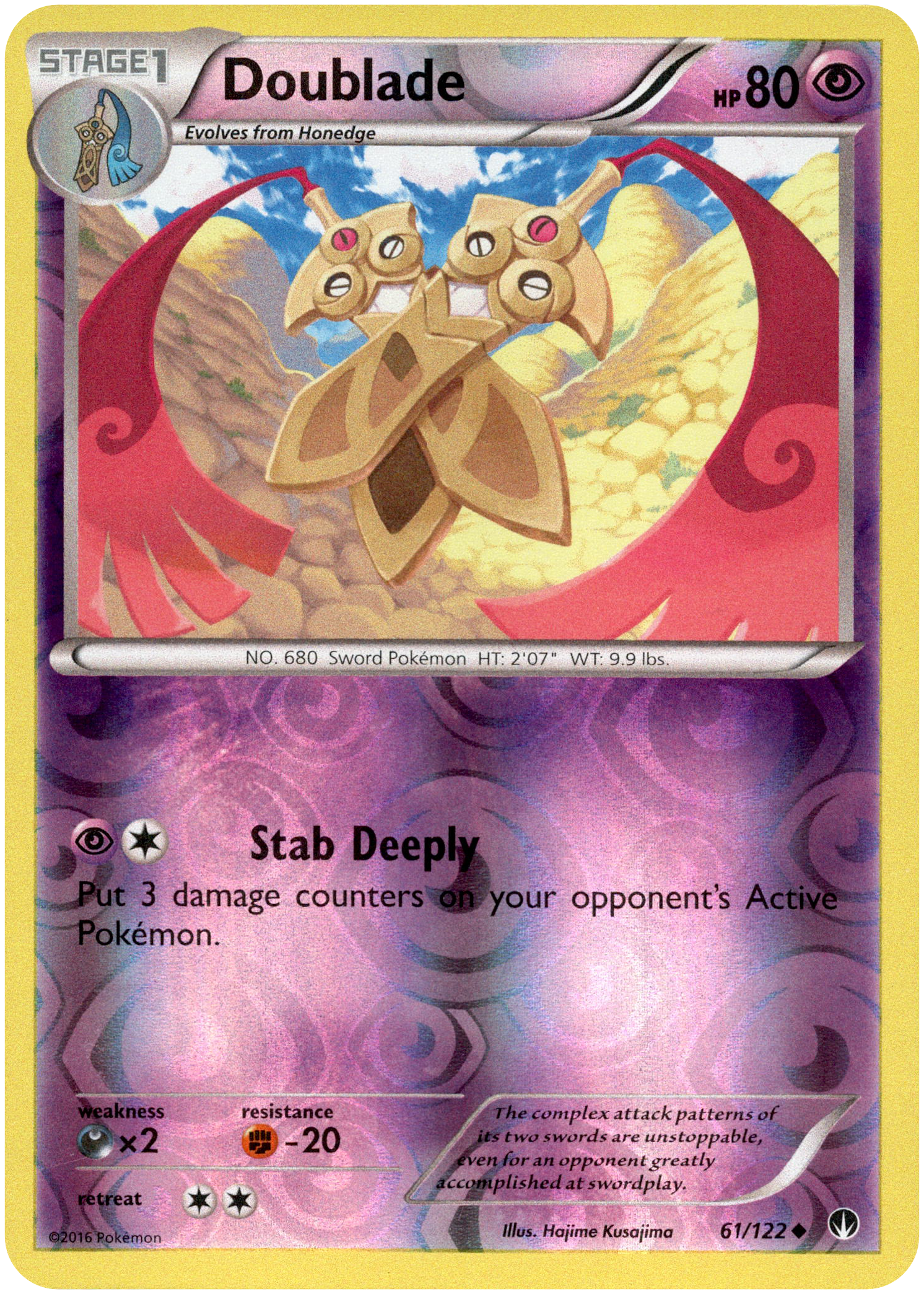 Doublade - 61/122 - BREAKpoint - Reverse Holo - Card Cavern